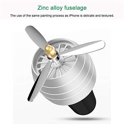 Zxwzzz Olor Mini LED del Coche ambientador de Aire Acondicionado aleación Auto Vent Enchufe del Perfume Fresco Clip aromaterapia Fragancia Ambiente Luz (Color : 5 pcs Fragrant Sheet)