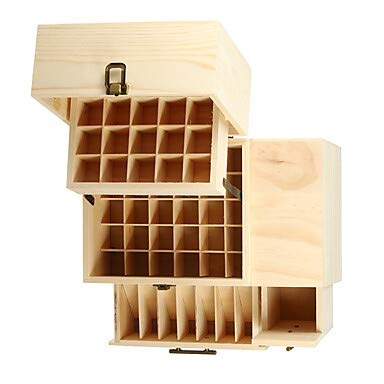 ZYC Almacenamiento Organización Organizador cosmético del Maquillaje De Madera Forma Rectangular Creativo/Novedades/Tapa abatible