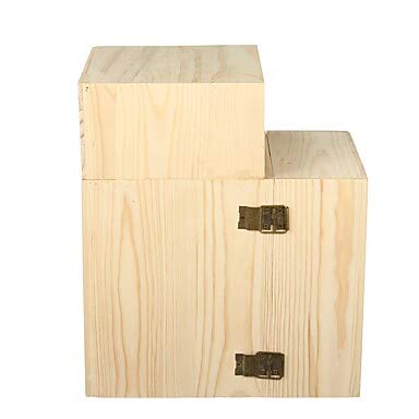 ZYC Almacenamiento Organización Organizador cosmético del Maquillaje De Madera Forma Rectangular Creativo/Novedades/Tapa abatible
