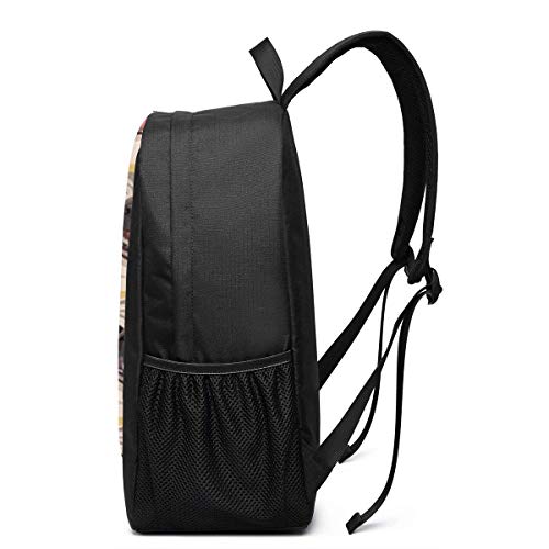 ZYWL Funny Pug Smile Mochila, Mochila para computadora portátil Duradera para Negocios, Resistente al Agua Bolsa para computadora de la Escuela universitaria Regalos para Hombres y Mujeres, 17 pulgad