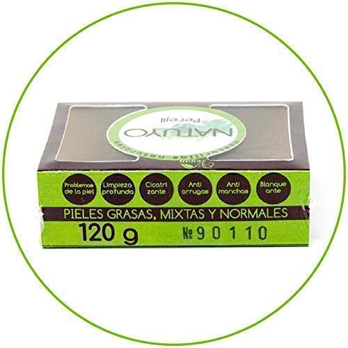 - Mascarilla de jabón NATUYO Cicatrizante de PEREJIL.- Elimina Granos, Acne, Infecciones o Problemas de la piel. Protector, prevención de Manchas oscuras, Limpieza profunda. No contiene químicos.