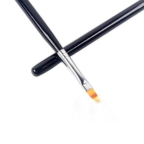 1 Unid UV Gel Nail Art Pincel de Pintura Con Mango de Madera de Pelo de Nylon Cepillo Pro Nail Art Tools 4 #