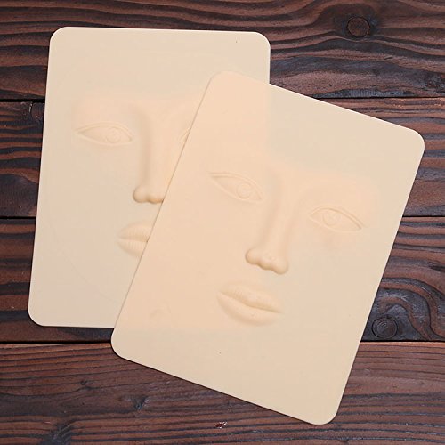 10 comprimidos Piel para tatuaje facial 20 * 15CM para cejas Labios Delineador de ojos