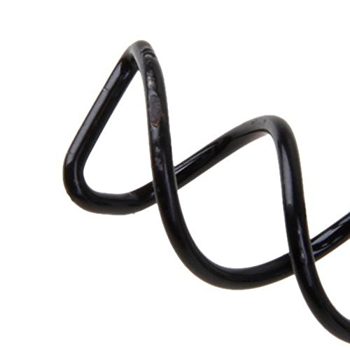 10 espirales portátiles de metal para el pelo de la marca Pixnor, color negro