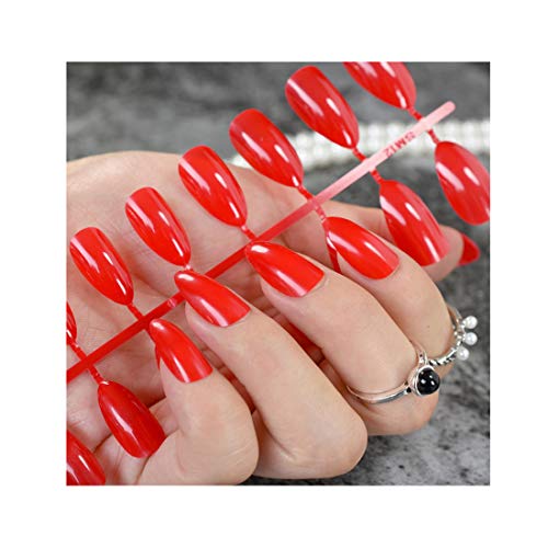 10 juegos de moda estilete uñas postizas caramelo color puro uñas falsas para las mujeres diseño de uñas