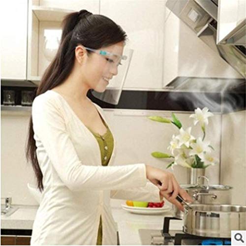 (10 piezas) Cubierta de máscara de salud transparente profesional para restaurante, tatuaje, maquillaje permanente, catering, franquicias de restaurantes, cocina de demostración, cuidado de belleza