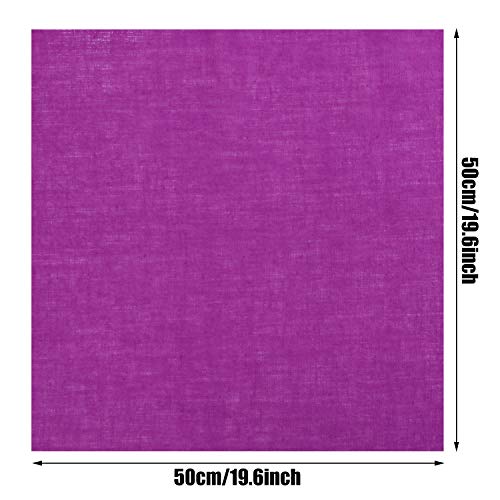 10 Piezas Telas de Algodón Sólido de 20 x 20 Pulgadas Patchwork de Tela Multicolor Paquete de Cuadros Mixtos de Algodón Tela de Acolchado Artesanal de Bricolaje para Manualidad Bricolaje