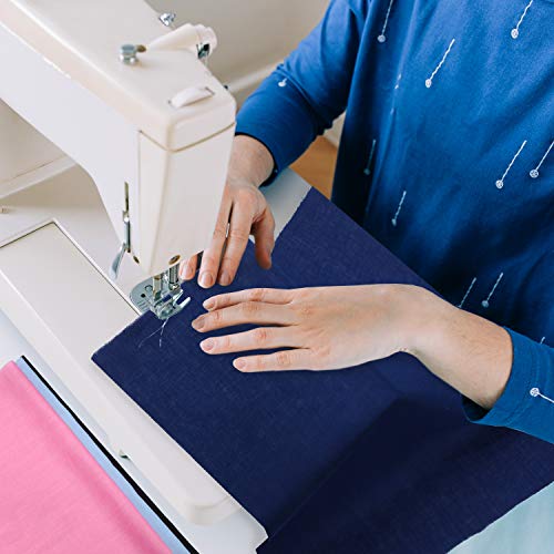 10 Piezas Telas de Algodón Sólido de 20 x 20 Pulgadas Patchwork de Tela Multicolor Paquete de Cuadros Mixtos de Algodón Tela de Acolchado Artesanal de Bricolaje para Manualidad Bricolaje