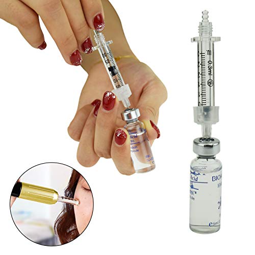 10 Uds 0,3 ml Cabeza de ampolla estéril para atomizador de pluma hialurónica consumibles jeringa de agua desechable pistola hialurónica eliminación de arrugas antienvejecimiento