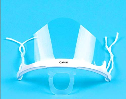 10 Unidades Protector Facial Plastico Transparente Máscarilla Boca Nariz Plastico Antiniebla Cliu Mascara Escudo Transparente Protector Facial (10)