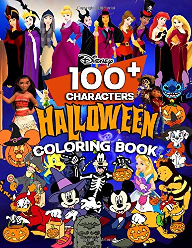 100+ Characters Halloween Coloring Book: A Great Coloring Book For Coloring, Stress Relieving And Relaxation With Funny Pictures In Halloween Version