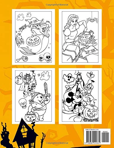 100+ Characters Halloween Coloring Book: Awesome Halloween Coloring Book For Kids And Adults With High-Quality Illustrations For Coloring And Having Fun