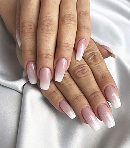 100 espumas de degradado para uñas para baby boomer o semipermanente, Nail Art mousse, uñas degradadas, esponja barnizada, gel, todo tipo de manicura, esponja para manicura con tampón.