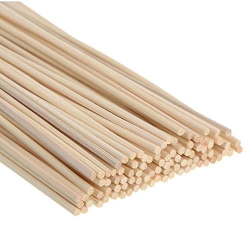 100 Piezas Palos de Difusor Reed Varillas de Reed de Rattan de Madera Varillas Difusor de Aroma de Aceite Esencial