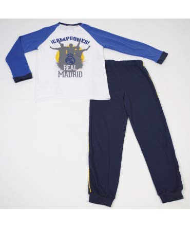 10XDIEZ Pijama niño Real Madrid campeones 206n - Medidas Albornoces - 10