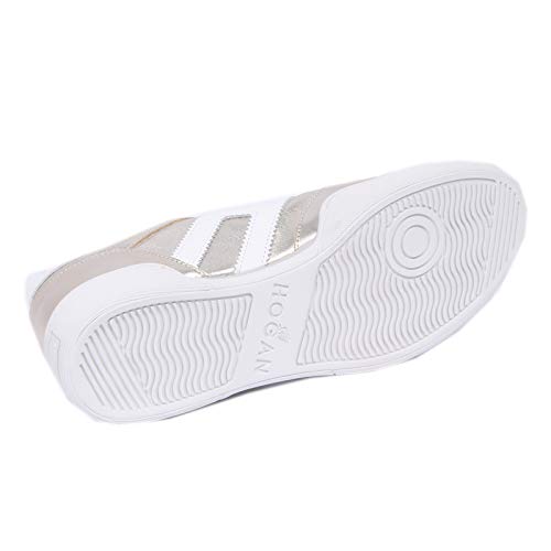 1104J Sneaker Donna Platinum HOGAN H357 Scarpe Metallic Effect Shoe Woman [40]