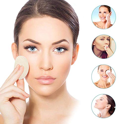 12 Almohadillas Desmaquillantes, 8 Cm De Diámetro Y 2 Capas De Almohadillas De Algodón De Bambú Ecológicas con Almohadillas De Algodón para Bolsa De Lavandería, Szseven