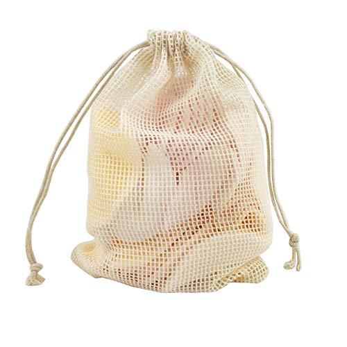 12 Almohadillas Desmaquillantes, 8 Cm De Diámetro Y 2 Capas De Almohadillas De Algodón De Bambú Ecológicas con Almohadillas De Algodón para Bolsa De Lavandería, Szseven