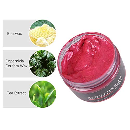 120g Color Cera para el cabello, Cera de Pelo desechable para colorear Mud Peinado(7)