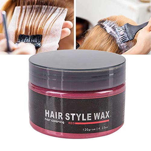 120g Color Cera para el cabello, Cera de Pelo desechable para colorear Mud Peinado(7)