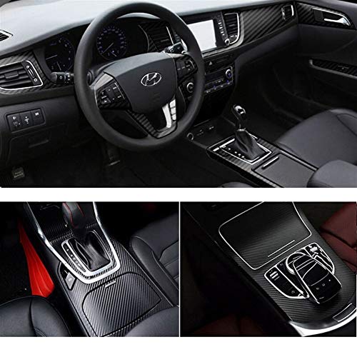 127cmx10cm coche a prueba de agua pegatinas de coches en 3D lámina de fibra de carbono de vinilo abrigo de la película del coche automático de rollo de papel decoración de DIY Etiqueta Car Styling