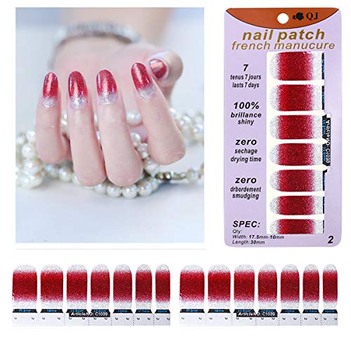 14 Hojas 196pcs Pegatinas Autoadherentes para Uñas, Cubierta Completa Etiqueta Engomada del Esmalte de Uñas para Manicura DIY Arte Diseños de Uñas de Arte para las Mujeres Niñas