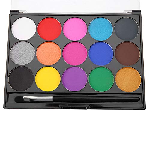 16 colores pintura de la cara no tóxico a base de agua pintura corporal maquillaje conjunto