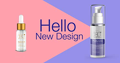 180 COSMETICS - Suero de ácido hialurónico + vitamina C con efecto - Antienvejecimiento - Antiarrugas - Solución lifting instantánea - Lifting fortalecedor