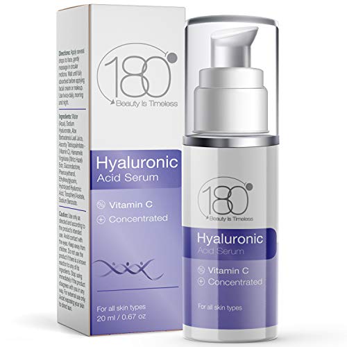 180 COSMETICS - Suero de ácido hialurónico + vitamina C con efecto - Antienvejecimiento - Antiarrugas - Solución lifting instantánea - Lifting fortalecedor