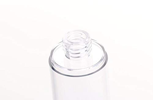 1PCS 50ml 1.7oz Vacío recargable Eco Bamboo Plastic Airless Bomba de vacío Prensa Botella Tarro Vial Dispensador de loción Viaje Contenedores cosméticos Soporte para suero de esencia de emulsión