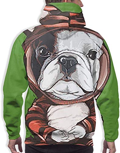 1Zlr2a0IG PecoStar Bull Dog Frances Prints Men's Winter Sweatshirts Long Sleeve Hoodies 3D Print Jumpers S M L XL 2XL