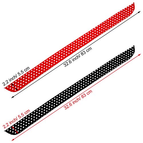 2 Diademas de Lunares Polka Retro Diadema de Navidad Diadema de Alambre con Estampado Vintage Envoltura de Cabeza para Mujeres y Niñas