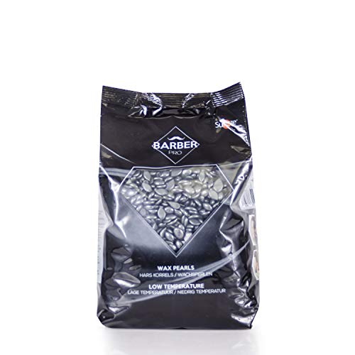 2 kg de perlas de cera Sunzze BARBER PRO + espátula de madera – cera para depilación Brazilian Waxing Film