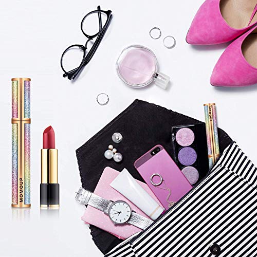 2 Pack 4D Rímel de Pestañas de Fibra de Seda, Rímel Impermeable de Pestañas Extra Largas, Rímel Espesante y Espesante Natural Grueso, Maquillaje de Ojos Largo y Encantador