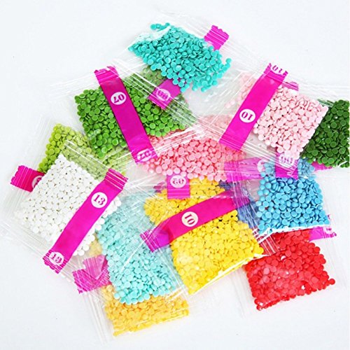 2 piezas de bricolaje 5D Diamond pintura arte completo taladro, flor Queen Elf y belleza y bestia Rose 5D Diamond Art, pintura de diamante conjunto bricolaje Art Deco (30 * 30 cm y 30 * 40 cm)