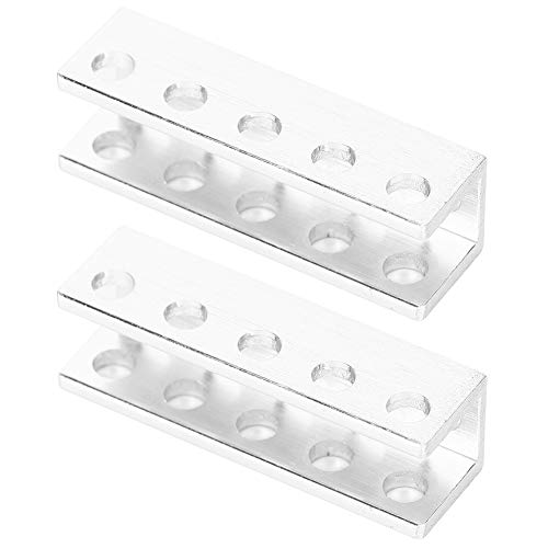 2 Piezas Piezas De Robot Kit De Bricolaje Material De AleacióN De Aluminio 3101‑0005‑0040 5 Agujeros Para LE GO/GoBILDA/TETRIX/F TC/FRC/FIRST/WRO Anodizing Processing