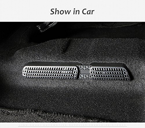 [2 unidades] Auto Air Vent protectora para Kodiaq Karoq Asiento Trasero Aire Acondicionado Outlet Cover