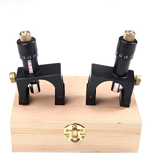 2 unids Ajustable Cuchilla de Alisadora Magnética Cuchillo Jig Gauge Herramienta de carpintería