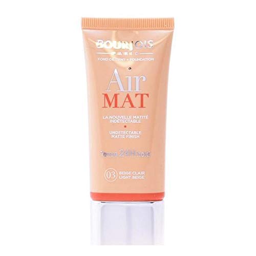 2 x Bourjois aire mat Mattifying Fundación 30 ml – 03 beige clair (Light Beige)