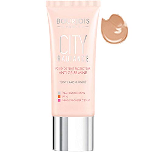 2 x Bourjois Paris City Radiance Foundation 30ml - 06 Golden Sun