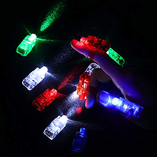 20 Piezas Accesorio de Halloween Incluye 10 Piezas Uñas Postizas Bruja de Halloween Dedo Vampiro 10 Piezas LED Luces de Dedo para Favores de Fiesta para Adultos Niños Juguetes de Novedad de Cumpleaños