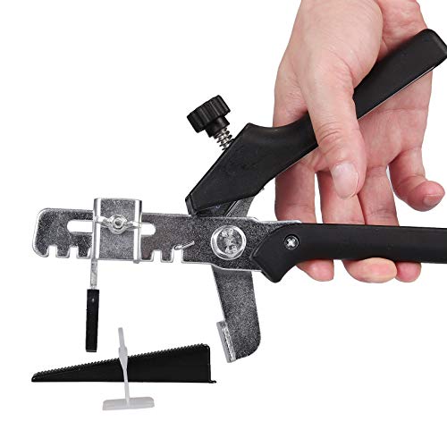 201 Piezas Sistema Nivelación Azulejos Cuñas y Espaciadores Juego de Nivelador de Suelo Azulejos Ceramica Baldosas 100 PCS Cuñas +100 PCS Clips Herramientas de Constrrución