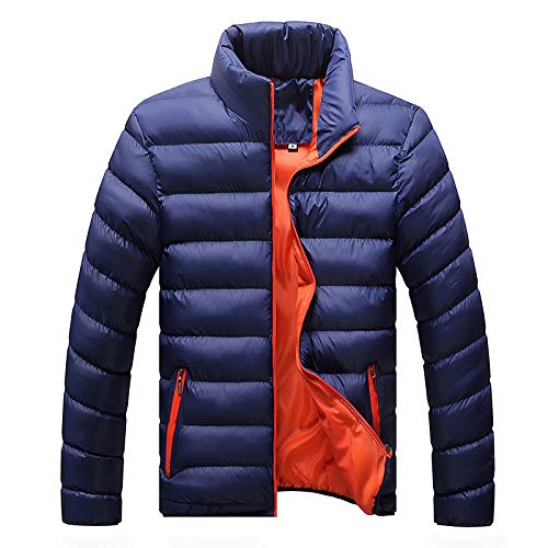 2019 Slim Winter Collar Hombres Talla Grande Sudadera Color sólido Abajo Ropa de algodón