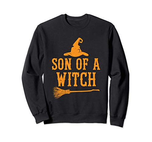 2020 Son of a Witch Mago para niños truco o trato Halloween Sudadera