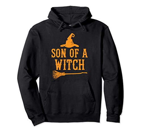 2020 Son of a Witch Mago para niños truco o trato Halloween Sudadera con Capucha