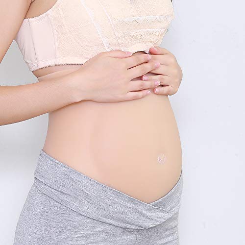 2~10 Meses Mujer Embarazada Falsa Gelatina Vientre Silicona Banda para El Vientre Vestir Drag Queen,8~10month(Twins)