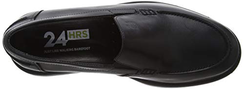 24 HORAS 10685, Mocasines para Hombre, Negro (Negro 7), 39 EU