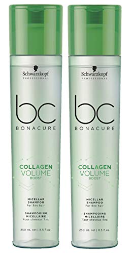 2er Collagen Volumen Boost Shampoo Bonacure Schwarzkopf Professional für feines Haar je 250 ml = 500 ml