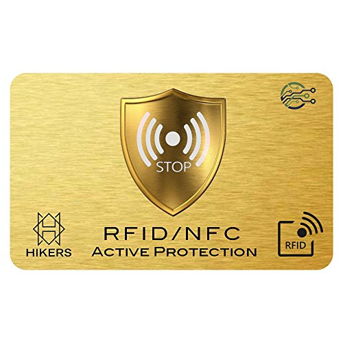 3 Tarjetas Anti RFID/NFC Protector de Tarjetas de crédito sin Contacto, 1 es Suficiente, di adiós a Las fundias, la Billetera Queda Completamente protegida. Bloqueo de Tarjeta, Protección Billetera