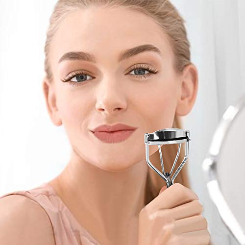 30 Almohadillas de Repuesto para Rizador de Pestañas Recambios de Goma Negra de Rizador de Pestañas Herramientas de Maquillaje con 1 Caja Portátil para Rizador de Pestañas Universal